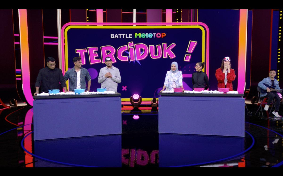 MyMeleTOP's tweet image. Battle MeleTOP “Terciduk” lah pulakkk! Jom tengok antara @HawaRizwana #ElizabethTan @jazmyjuma @elisyasandhaa #UzairHaq @NabilAhmad83 main game ni. #meletop