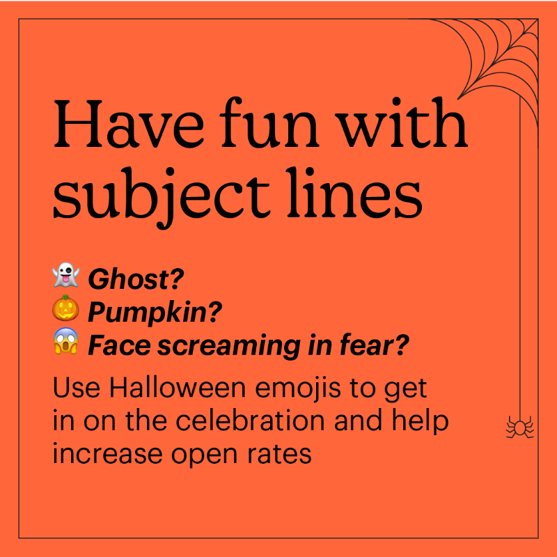 Mailchimp's tweet photo. Halloween is having a moment. In fact, the National Retail Federation expects Americans to spend $12.2B on Halloween this year alone.

But you don’t need to have a direct Halloween product or tie-in to tap into the revenue opportunities the holiday brings. Find out more 👇