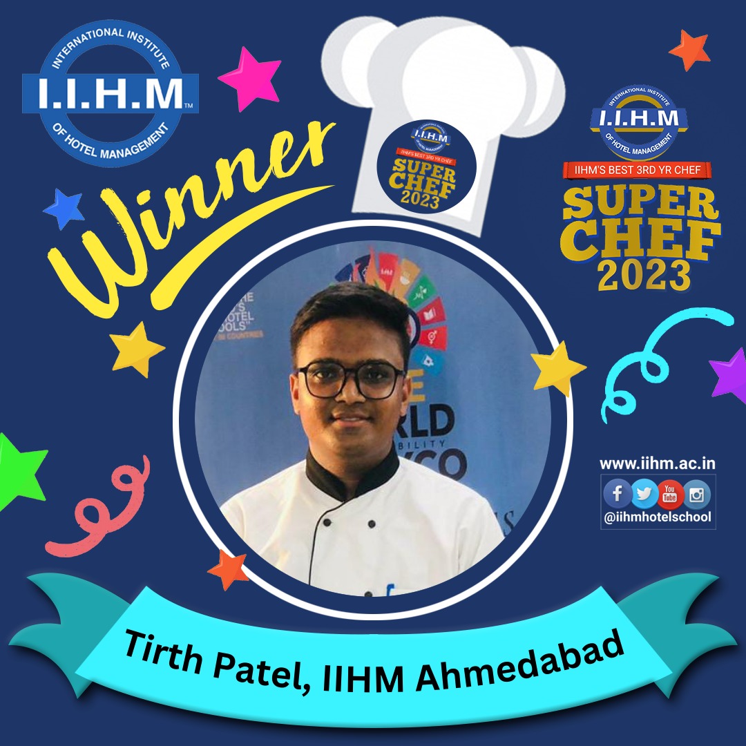 #iihmahmedabad #congratulations to Tirth Patel 3rd year student for #achieving the Winner Position in. #iihmsuperchef2023 #best3years #culinary #food #competition #bestplacetostudy #IIHMhotelschools