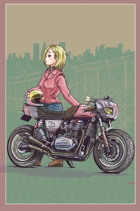 #空冷エンジンは美しい  描くのがダルいのに空冷車ばっかり