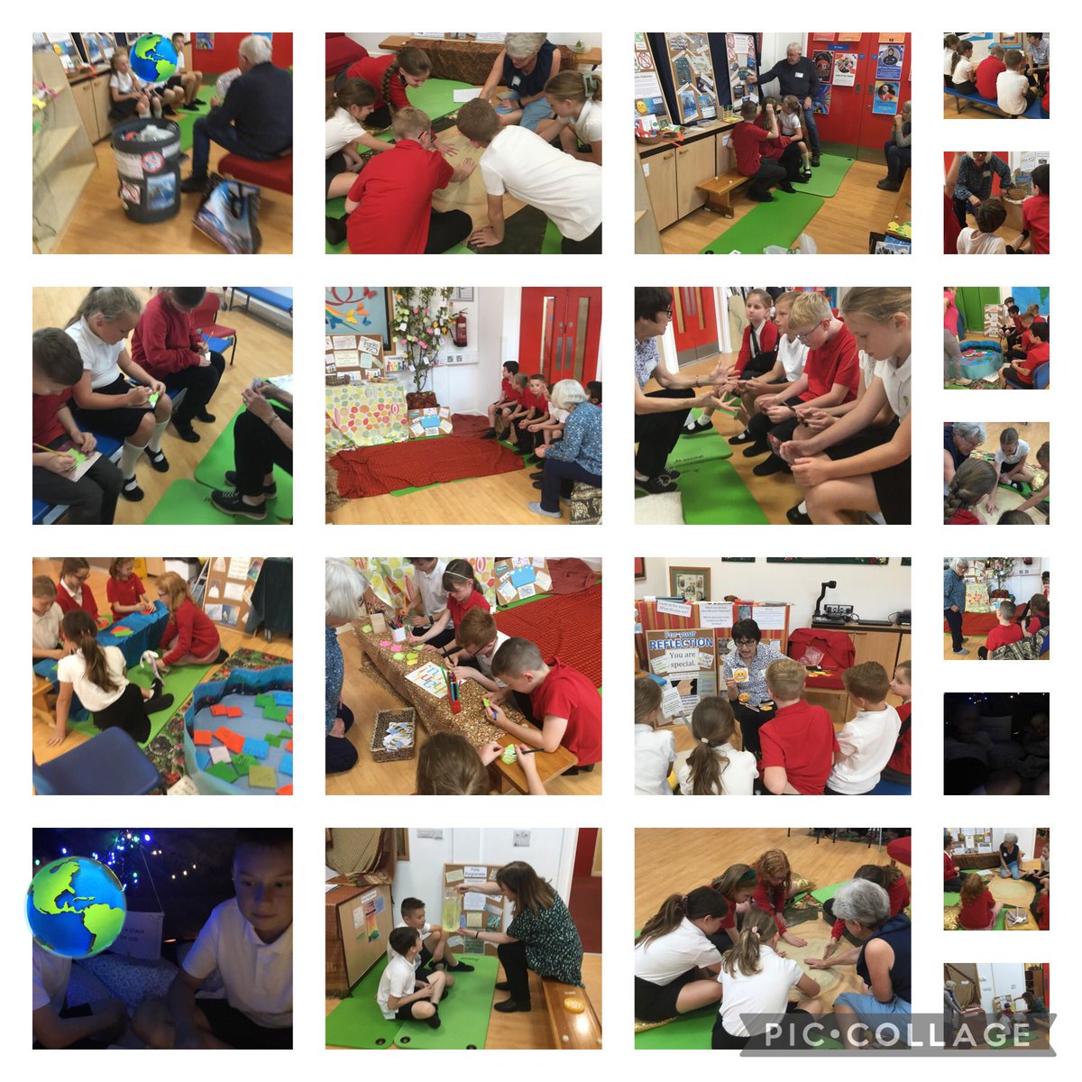 TheEllisY5's tweet photo. Weโve been exploring prayer spaces and reflecting in different ways this afternoon. #TheEllis #Bethebestyoucanbe https://t.co/rKgEr5b0c9