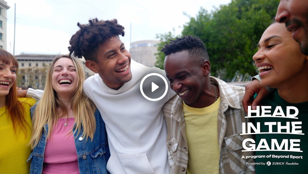 BeyondSport's tweet photo. 📣We’re thrilled to launch #HeadInTheGame, a program of Beyond Sport powered by @zfoundation in collaboration w/Zurich North America to positively impact youth mental wellbeing in the US - with a special focus on youth of color, LGBTQ+ youth &amp; girls! 

🎥: https://t.co/coW150FnWF https://t.co/8vcp240puG