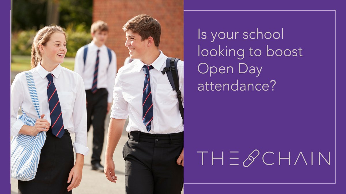 Looking to boost your open day attendance? We specialise in strategies to reach your target audience effectively and attract the right prospective families: thechainagency.co.uk/education

#IndependentSchools #PrivateSchoolMarketing #SchoolMarketing