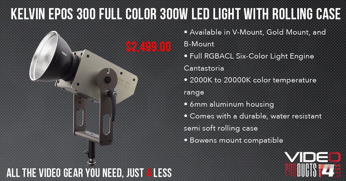 OfficialVp4l's tweet photo. Kelvin's Epos 300 is a revolution in cinema and studio lighting!
#Kelvin #VP4L #Epos300 #light #LED #LEDlighting #fullspectrumLED #Cantastoria #madeinNorway #scandanaviandesign #studiolight #camerasetup #weatherproof #filmmaking #videoproduction #cinematography #filmequipment https://t.co/wLRMZZen06