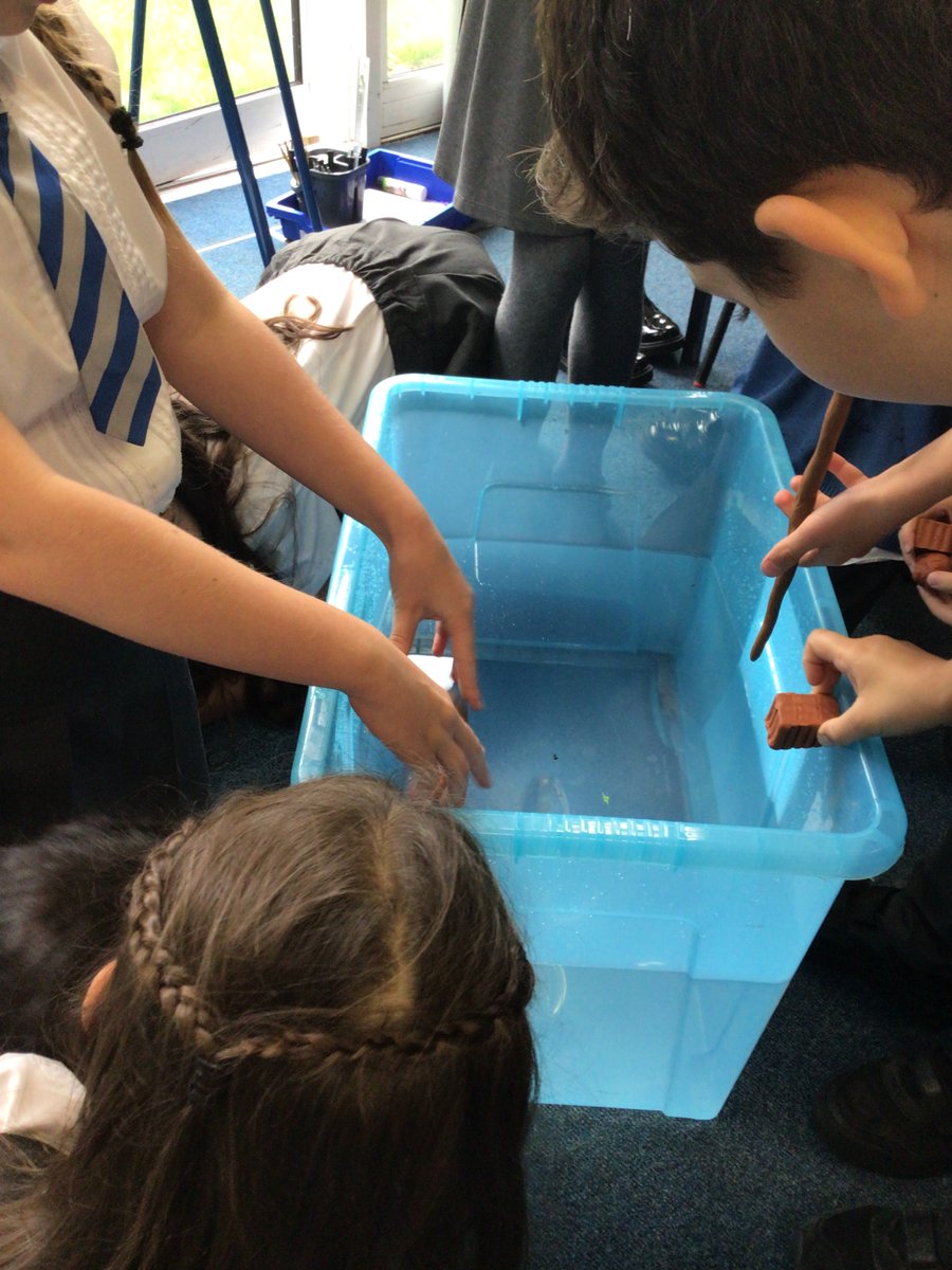 Y5 investigated water resistance. They experimented changing the shape of plastercine to make it move faster through the water. The results showed that the greater the surface area the greater the water resistance.