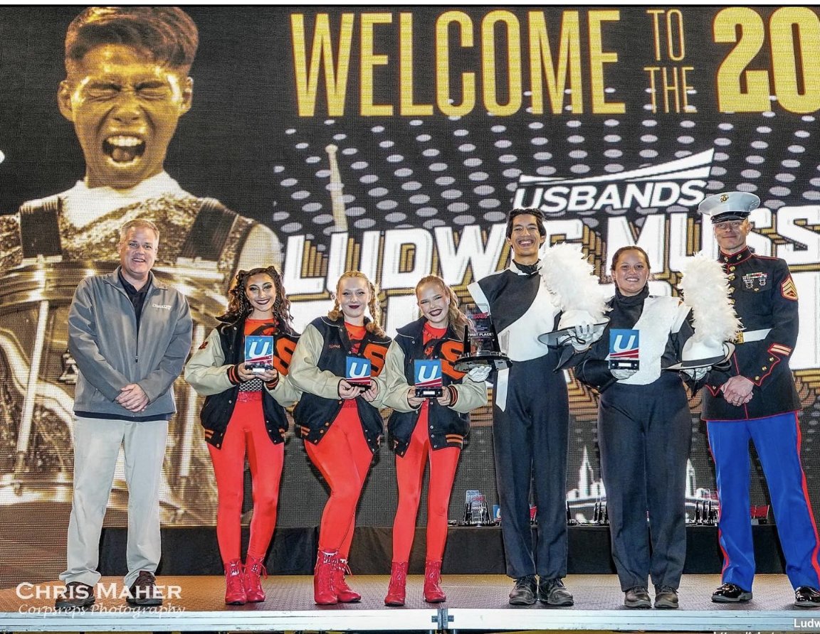 Congratulations to the Marching Band & Color Guard on winning 1st Place at the 2023 Ludwig-Musser Classic at MetLife Stadium. In addition, they brought home captions for Best Music, Best Visual, Best Overall Effect and Best Color Guard. Fantastic job by all! @GFoleySHS