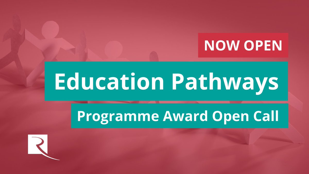 📢EDUCATION PATHWAYS OPEN CALL NOW OPEN

We're seeking applications for long-term change projects focused on improving engagement in education/learning for children, young people and their families.

Full information below⬇️

therobertsontrust.org.uk/news-and-blogs…