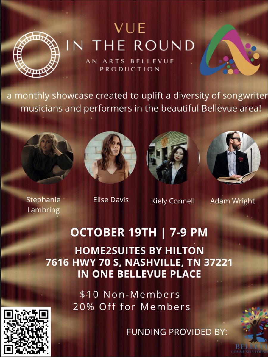 Elise Davis (@elisedavismusic) on Twitter photo Show alert! 💐 I'm lookin forward to playing next week 10/19 with some v talented pals <a href="/swlambring/">Stephanie Lambring</a> <a href="/adamwrightsongs/">Adam Wright</a> & <a href="/KielyConnell/">Kiely Connell</a> ✨Vue in the Round 7-9. Swipe for more info, see u thur mmkay! 🩷 Show alert! 💐 I'm lookin forward to playing next week 10/19 with some v talented pals <a href="/swlambring/">Stephanie Lambring</a> <a href="/adamwrightsongs/">Adam Wright</a> & <a href="/KielyConnell/">Kiely Connell</a> ✨Vue in the Round 7-9. Swipe for more info, see u thur mmkay! 🩷