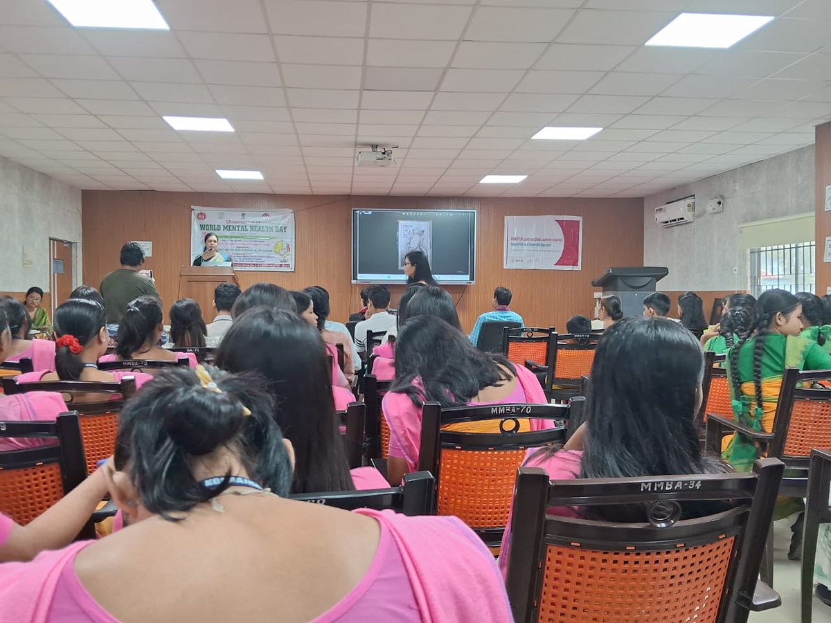 nerswnofficial's tweet photo. "Today, the NERSWN family came together to attend the World Mental Health Day program at KGC in Kokrajhar. It was an inspiring gathering dedicated to raising awareness about mental health and fostering a supportive community.
#WorldMentalHealthDay #NERSWN #KGC #Kokrajhar https://t.co/DIjZ6lFBsf