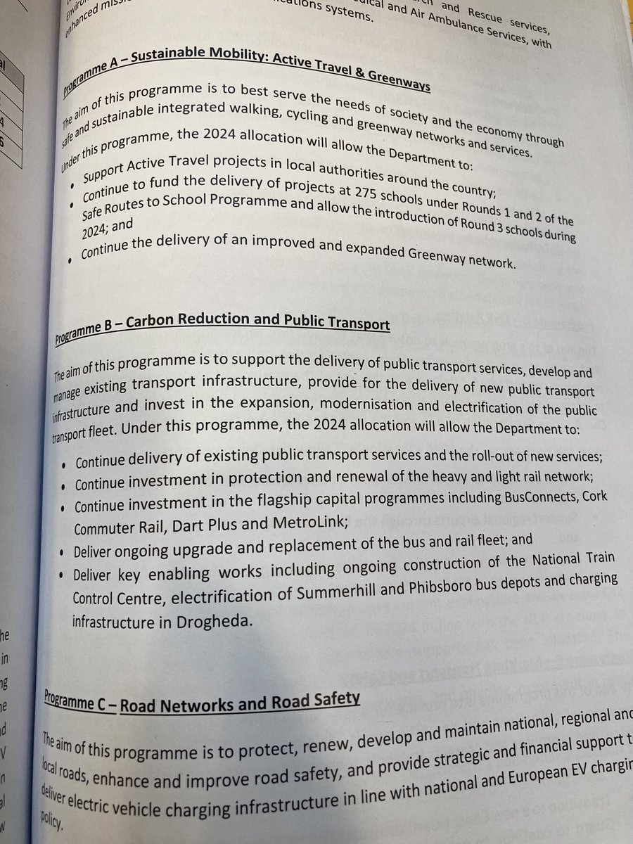 ivanabacik's tweet photo. On #transport in #Budget24 - a missed opportunity to adopt more radical measures like the #climateticket and #cycling package proposed by @labour in our alternative Budget #AnIrelandThatWorksForAll @dublincycling @CyclingIreland https://t.co/gQPm0edIEA