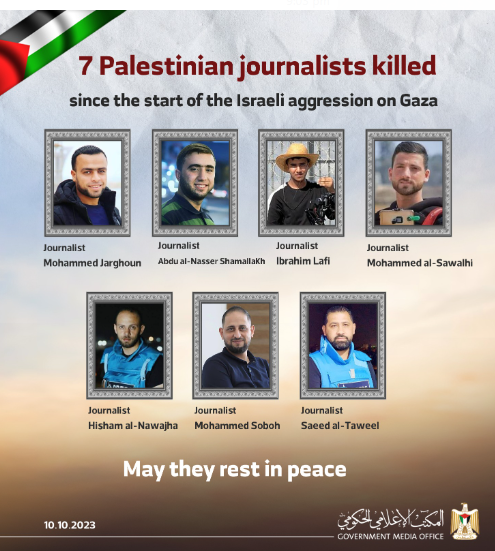 khan_zafarul's tweet photo. Israeli barbarity: Palestinian journalists killed by Israel during the last three days: https://t.co/F08HsaqfUN