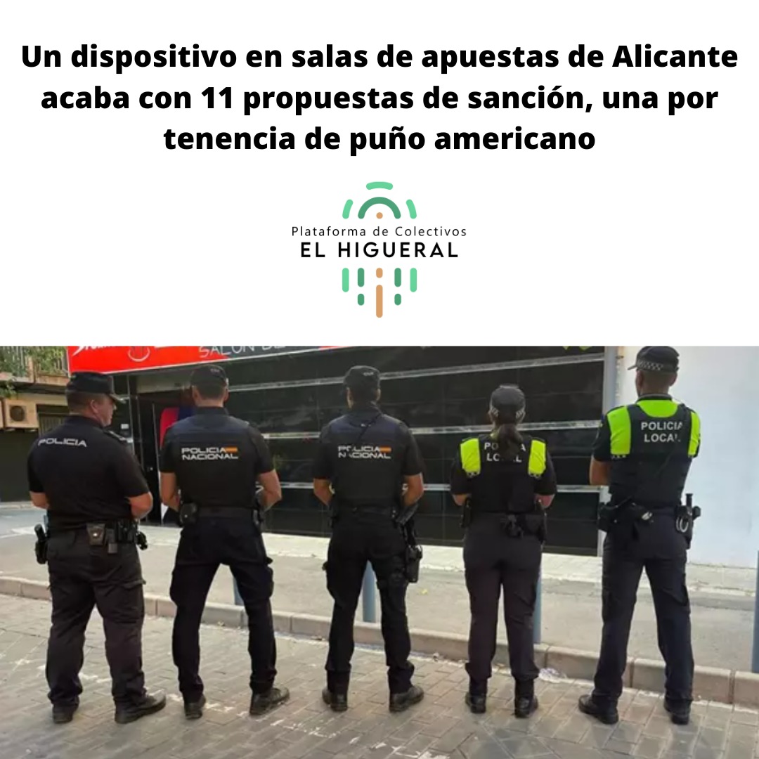 🔗europapress.es/comunitat-vale…

#PlataformaDeColectivosElHigueral
#FueraCasasDeApuestasDeNuestroBarrio
#ElHigueral
