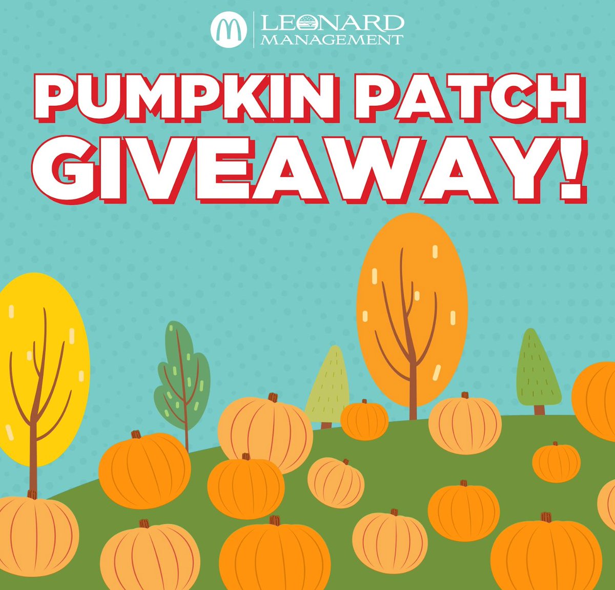 Get ready for fall festivities at <a href="/ValasPumkinPtch/">Vala's Pumpkin Patch</a> and Apple Orchard in Omaha! 🎃🍂 Leonard Management McDonald's is giving away 2 tickets to 1 lucky winner! Visit our Facebook Page @Leonardmgmt to enter to win an afternoon full of hayrides and corn mazes!