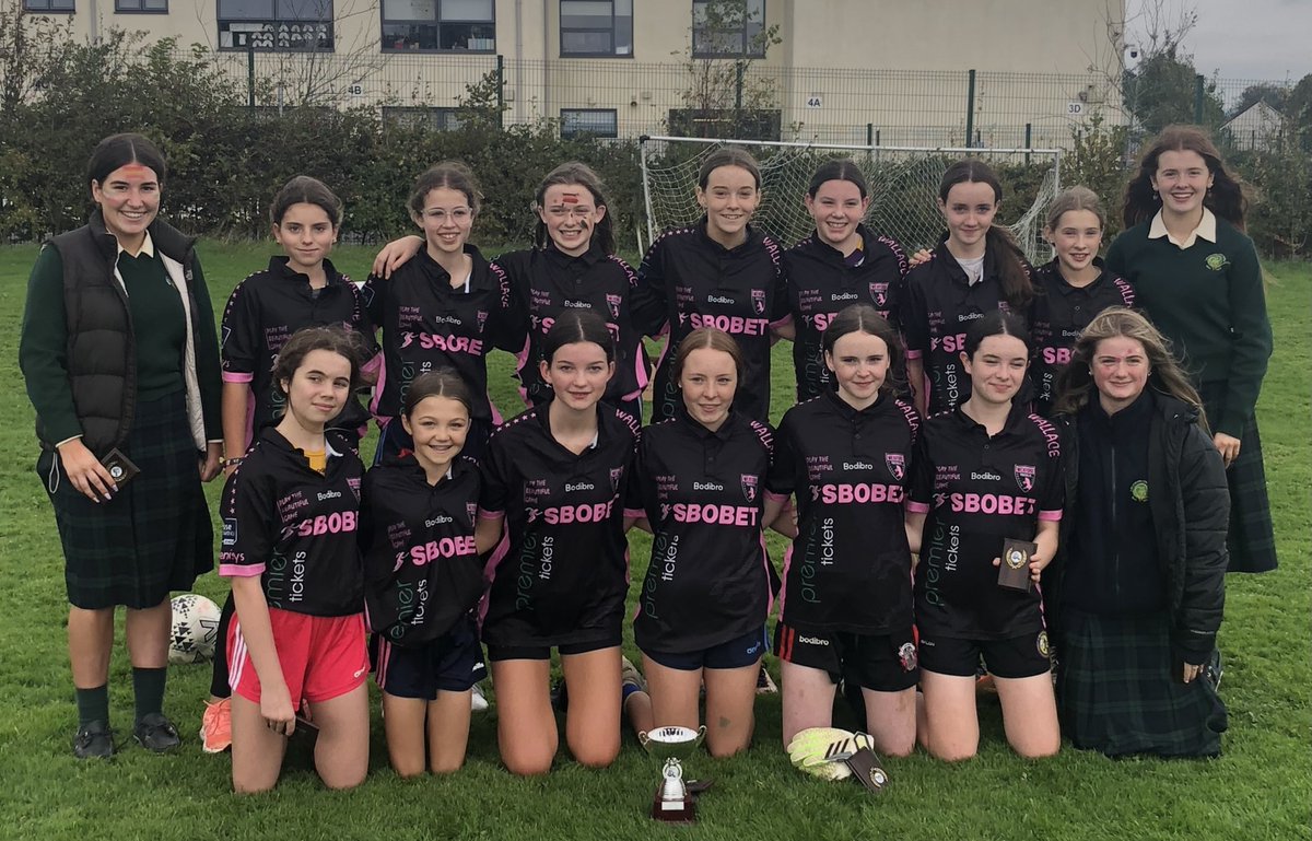 StMarysNRSoccer's tweet photo. An epic final today between two great teams! 1.3 (Spurs) coming out on top in a game that was end to end and could have went either way. Well done to 1.4 on making it to the final and all the other teams for some great performances! @mercynewross @stleonardswexfc @CampileUnited https://t.co/ygLdZqHGHB