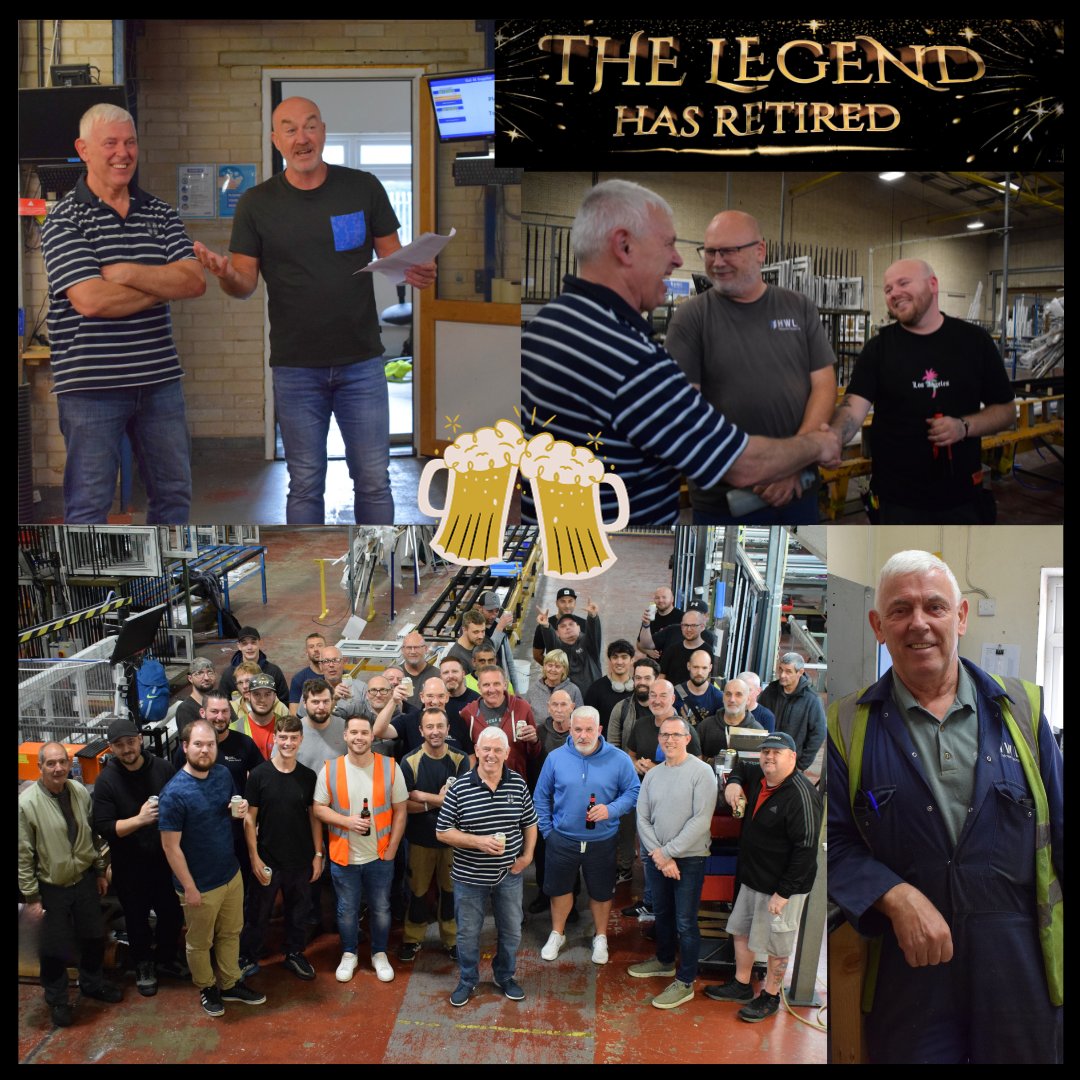 HWL Windows (@hwlwindows) on Twitter photo Last week we said goodbye to our maintenance engineer Dennis Bedford who has retired after over 7 years of working with us!
Read a bit about Dennis on our blog:
lnkd.in/ePTRpdk5
#retirement #windowsanddoors #newchapter #bigshoestofill #staff #manufactuers Last week we said goodbye to our maintenance engineer Dennis Bedford who has retired after over 7 years of working with us!
Read a bit about Dennis on our blog:
lnkd.in/ePTRpdk5
#retirement #windowsanddoors #newchapter #bigshoestofill #staff #manufactuers