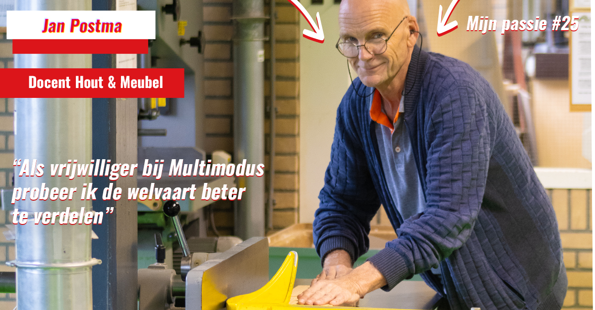 “Mijn droom is om in Afrika lessen houtbewerking te geven. Voor mijn vrijwilligerswerk bij Stichting Multimodus was ik in Tanzania op het platteland en zag ik dat de mensen geen machines en gereedschap hebben. Werkelijk niets!" Lees het verhaal verder op alfa-college.nl/mijnpassie25