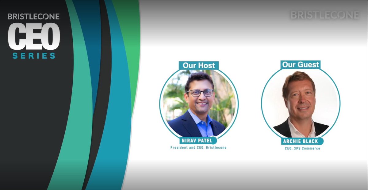 BristleconeSCC's tweet image. In the latest episode of the Bristlecone #CEOSeries, Nirav Patel had the opportunity to chat with @ArchieBlackSPS, CEO at @SPS_Commerce. Archie shares the secrets behind SPS’s success and the leadership principles that paved the way. 

Watch the episode: hubs.la/Q024ZZHW0