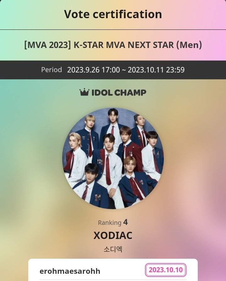 Maesarohhhhhhh's tweet photo. @idolchamp_jp #KVSTAR #MVA https://t.co/t2whZOLvDd