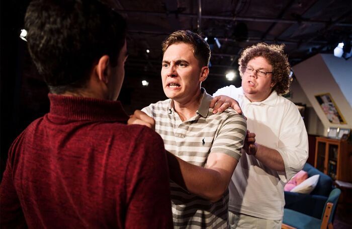 TheStage's tweet image. ★★★★ Review: Gentlemen – Challenging and provocative drama about discrimination, class, and toxic masculinity @arcolatheatre bit.ly/3QbAwAc