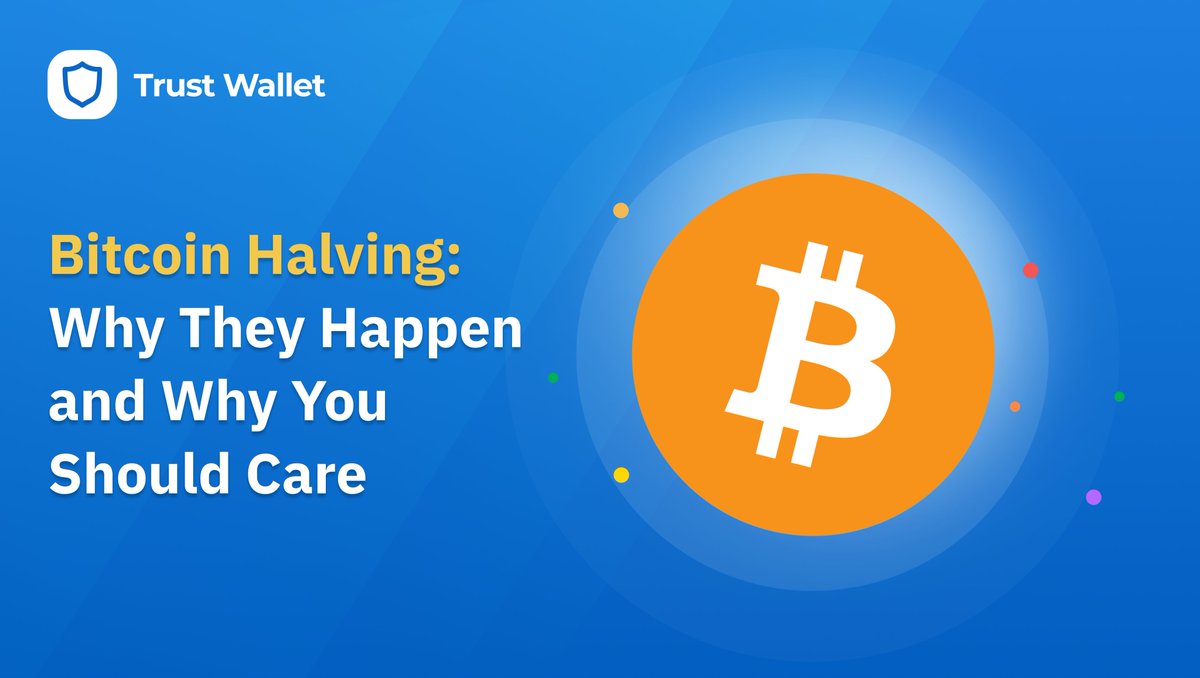 TrustWallet's tweet photo. With the #Bitcoin halving in just under 190 days, you may think that it’s a long way away. But, with this cycle almost 85% complete, it’s closer than you think.  

But what is the $BTC halving and why does it matter? 

Read on👇
https://t.co/KDV8Q2kbuf https://t.co/2WXPWgW26u