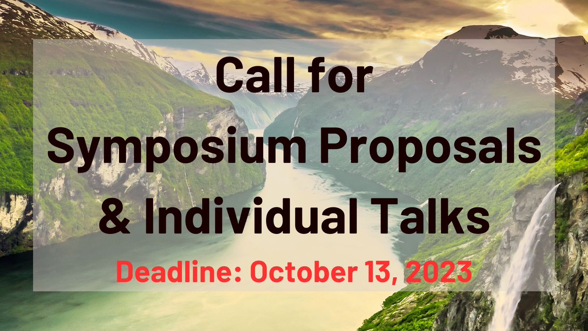 #OSSD24 Call for symposia proposals (& individual talks). Due Friday, October 13!

Join us in Bergen 🇳🇴 May 6-9, 2024  More Details>> ossdweb.org