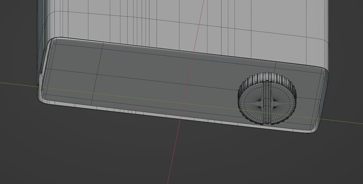 Sumapachisimo's tweet photo. Un ejemplo del #WIP del la parte inferior del tornillo.

1º Blocking, 2º Modelado High poly, y 3º Ocultando la topología. https://t.co/trOdbk1bZd