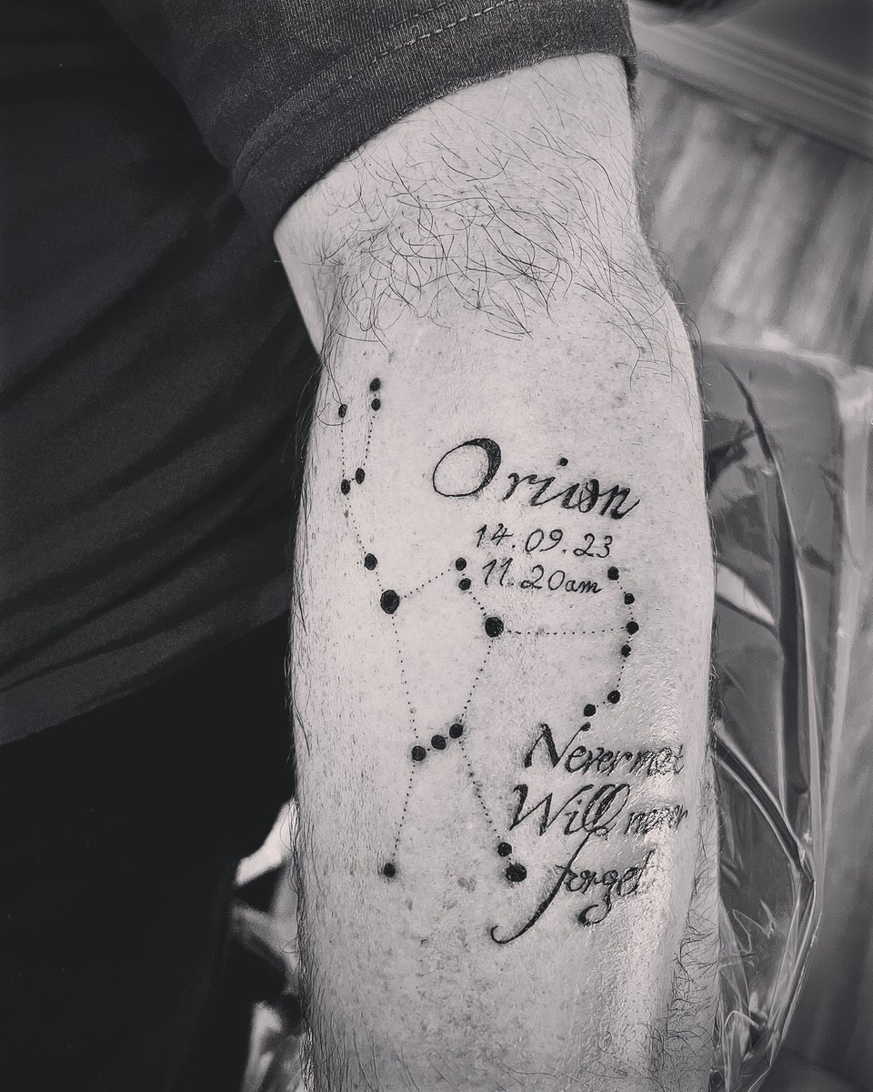 2hrs to tattoo, 1 hr to design