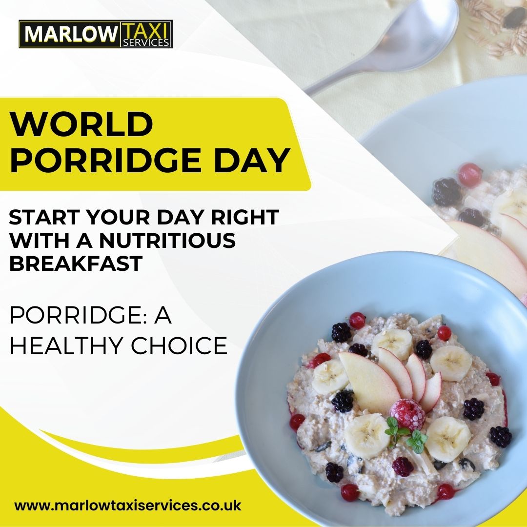 Encourage your friends to kickstart their mornings with a nourishing bowl of porridge. #HealthyEating #BreakfastIdeas

☎️ 01628 200 107
🌐 marlowtaxiservices.co.uk

#marlow #MarlowLife #marlowmums #marlowmoss #marlowandmae #marlowbusiness #MarlowNavigation #marlowtaxis
