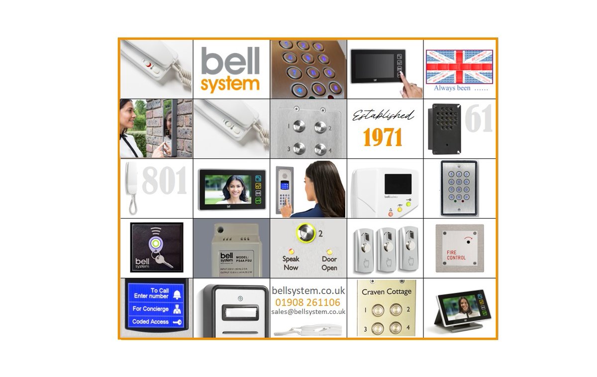 BellSystemLtd's tweet photo. Hand built British door entry systems since 1971 ... https://t.co/qqoaYZ9KCK