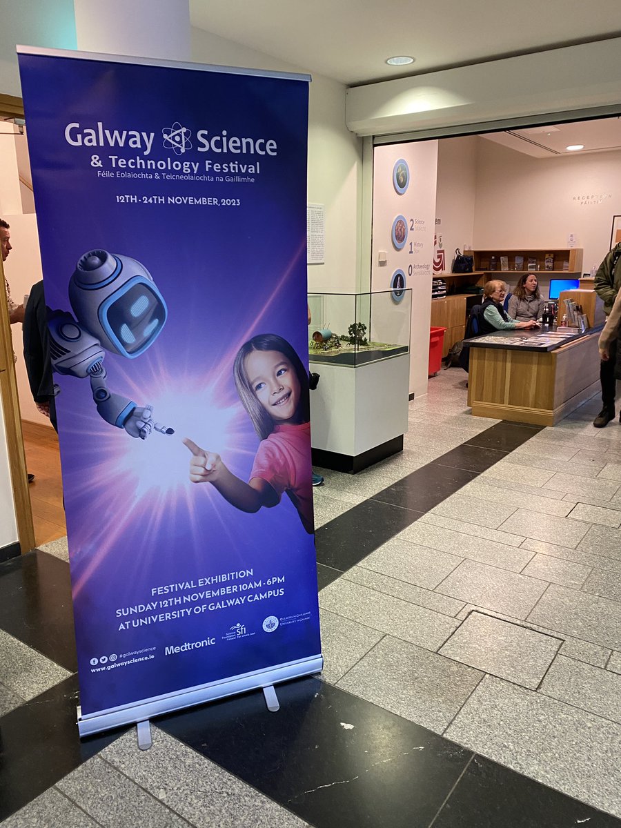 MarineInst's tweet image. Great to be at the launch of the 2023 Galway Science &amp;amp; Technology Festival this morning! We’re looking forward to welcoming the next generation of STEM minds to our stand on November 12! @galwayscience #galwayscience