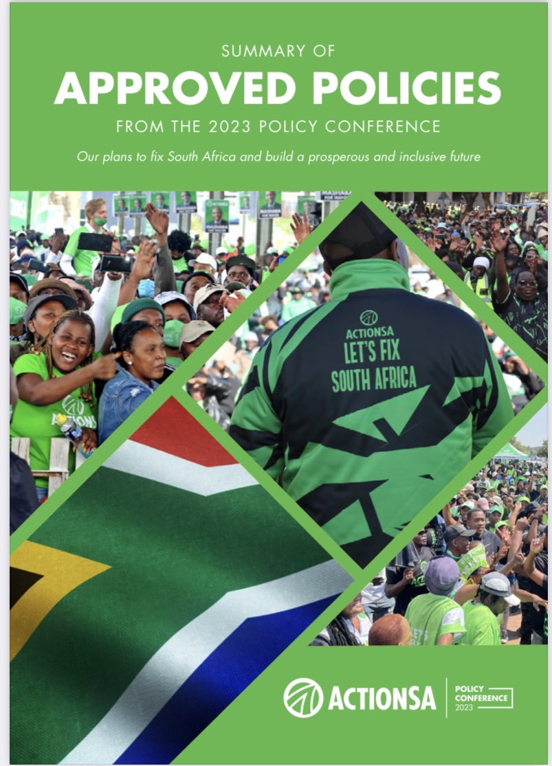 Britzs2Suzette's tweet photo. #LetsFixSA This is how ActionSA will fix SA -11 Adopted Policies:
#Energy
#EconomicProsperity
#Education
#ClimateAndEnvironment
#Healthcare
#ForeignPolicy
#EconomicJustice
#LawAndOrder
#RuralDevelopmentAndTraditionalAffairs
#PublicService
#Corruption
https://t.co/SUyQxuXwnZ https://t.co/ogktncuI9S
