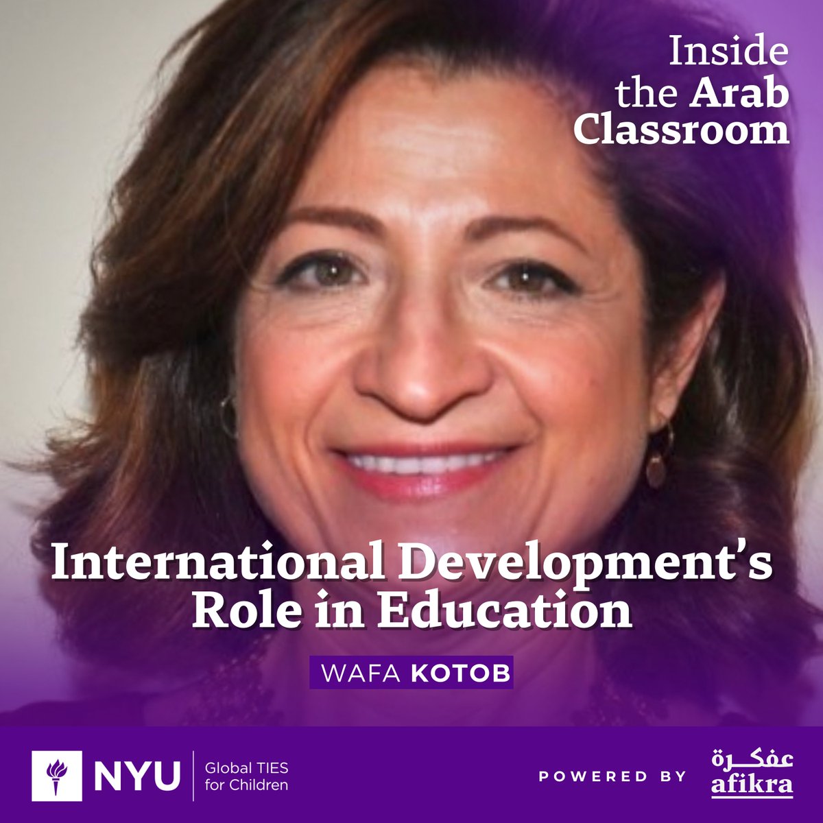 NYUGlobalTIES's tweet photo. NOW LIVE: Uncover the complexities of global education initiatives 🌍 🔍 with #InsideTheArabClassroom | NYU-TIES x @afikra !📚🌍✨

Available now on #Spotify, #GooglePodcasts, #ApplePodcasts, #Anghami, and #Youtube.
📺 https://t.co/aVweUi49CB https://t.co/WJ2rMVSGJp