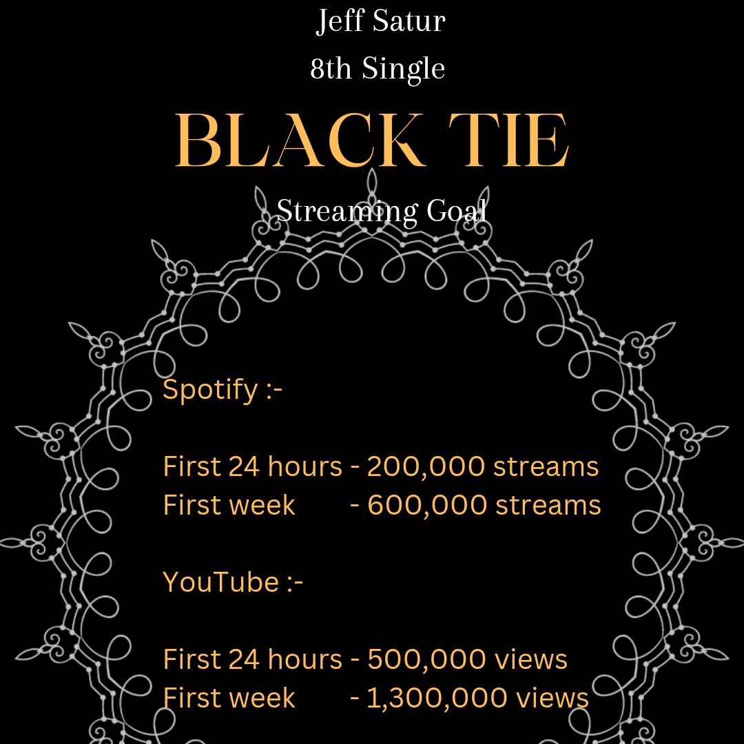 strm4satur's tweet photo. It's here 🖤🤍

#JeffSatur #BlackTieJeffSatur #8thSingle https://t.co/5CGHRu8iDu
