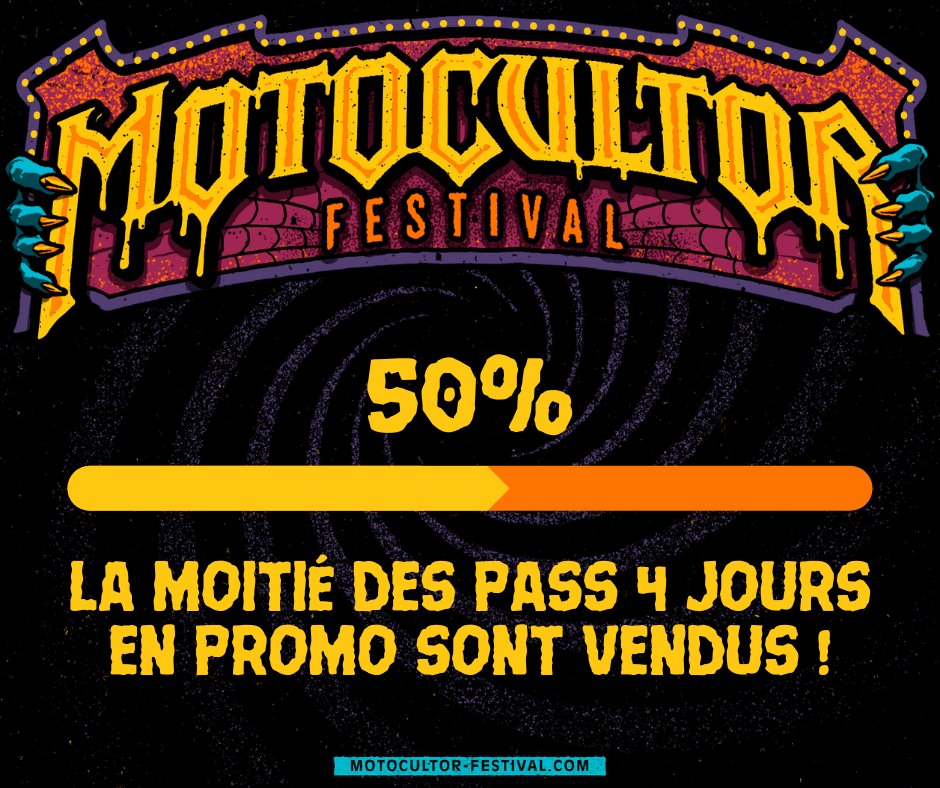 C’est le moment de prendre votre pass pour le #MotocultorFestival 🚨 Pour rappel : profitez de votre pass à 165€ au lieu de 175€ (hors frais de loc) 🤘 Pour rejoindre la fête du 15 au 18 août à Carhaix, c’est ici : motocultor.seetickets.com/content/billet…