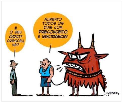 - Muitos bolsonaristas acham que são especialistas em política, porém estão totalmente enganados 

- A única especialidade que eles têm total domínio é o seu próprio ódio

- 💩🇧🇷👍