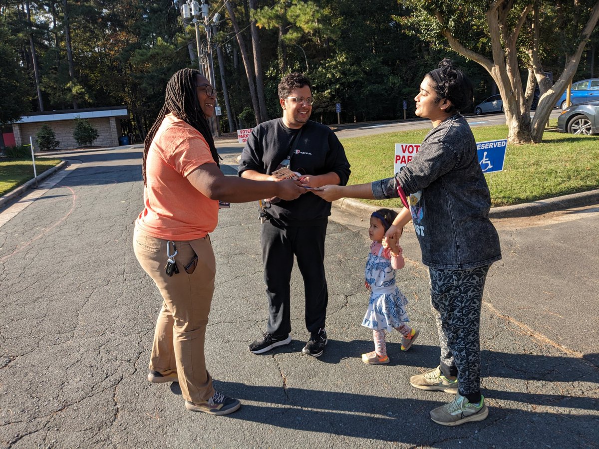 khalilah4durham's tweet photo. Been having a great time talking to community members (of all ages!) at the polls today. I'm at the lovely St. Stephens United Church right now.

Make sure you get out and vote if you haven't already! https://t.co/2Jbt4Komo2