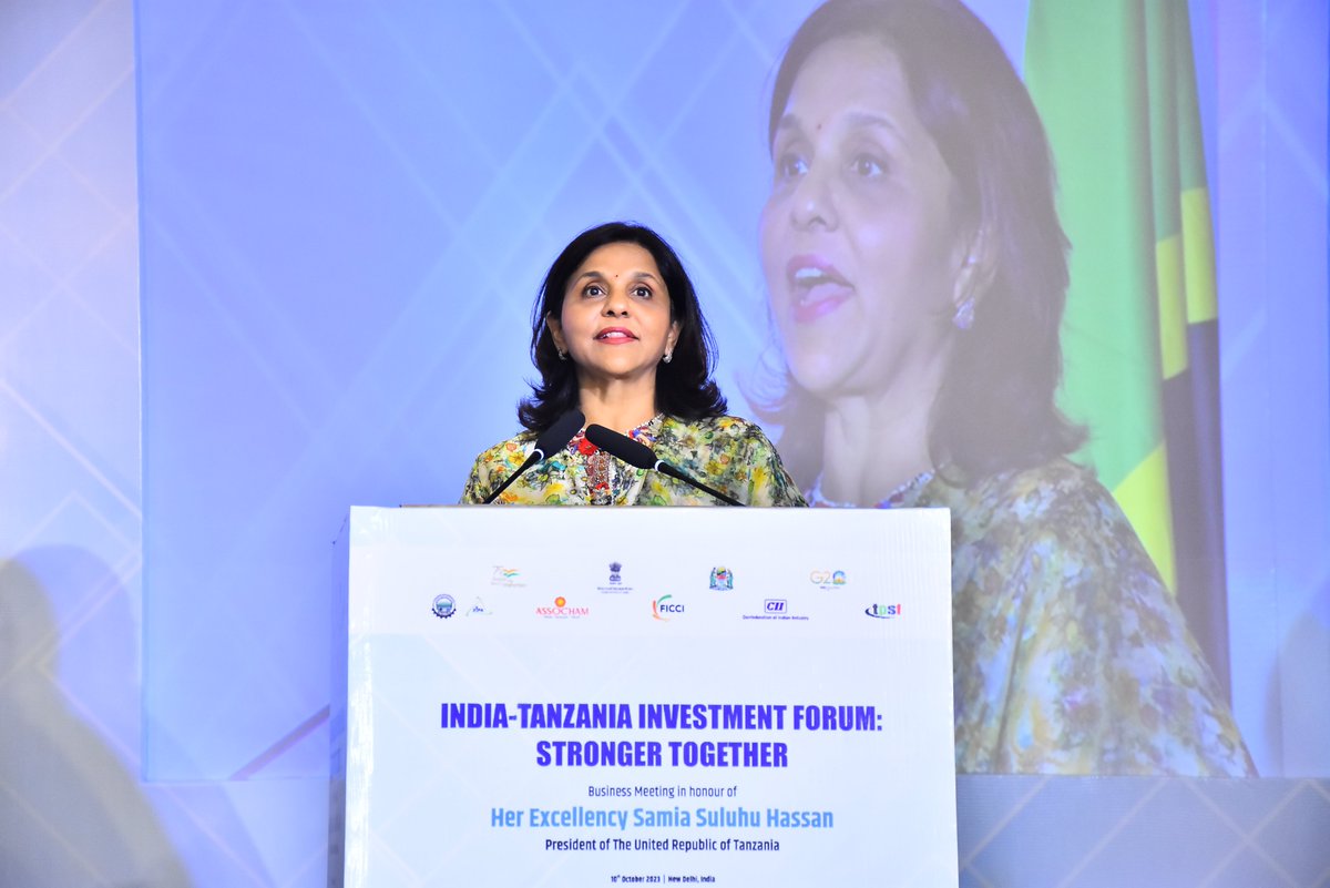 Today's visit heralds a new chapter in our partnership and its outcomes. We are hopeful that the expected outcomes of this visit, like, exploring new areas of cooperation including in trade in local currencies, proposal to set up an Indian industrial park in Tanzania and provide