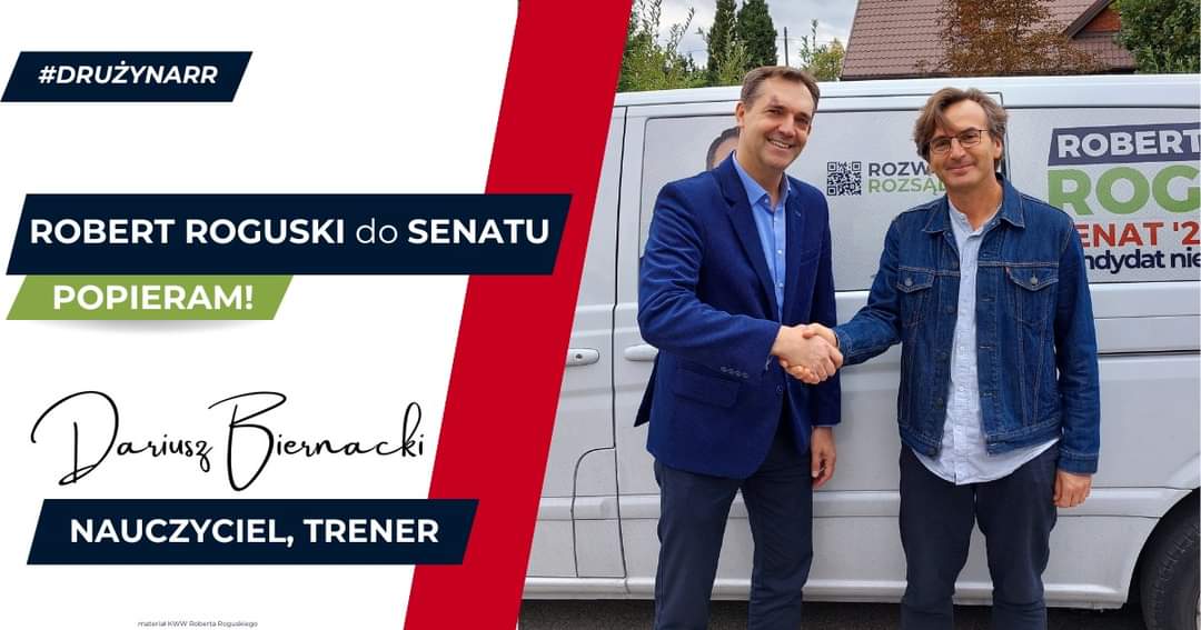 RoguskiRobert's tweet photo. 💬 Cieszę się, że jednym z priorytetów kampanii Roberta jest edukacja. Popieram jego postulaty odnoszące się do konieczności przywrócenia etosu pracy nauczyciela, odpolitycznienia szkoły, odchudzenia podstawy programowej oraz zmiany sposobu myślenia o edukacji na zasadzie od teorii do praktyki. Wierzę, że jako kandydat niezależny Robert Roguski będzie związany przede wszystkim z głosem wyborców i mieszkańców a nie z partyjnymi liderami i ich instrukcjami! 

🤝 Dariusz Biernacki
nauczyciel, trener, wychowawca