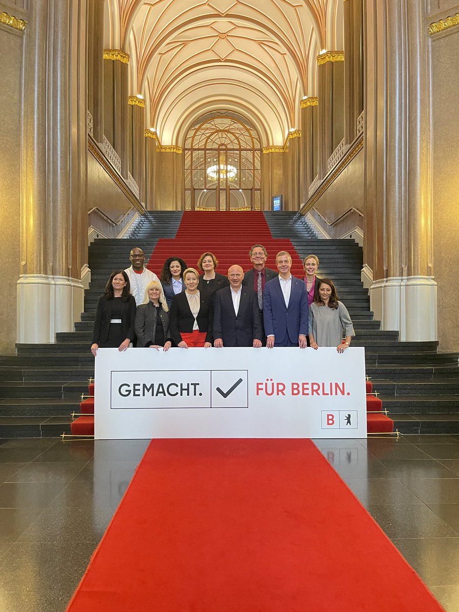 kaiwegner's tweet photo. Pragmatische und ideologiefreie Politik für Berlin - dafür steht dieser Senat. Wir packen an, wir machen. Heute können wir sagen, dass wir alle Maßnahmen, die wir uns in unserem Sofortprogramm vorgenommen haben, auf den Weg gebracht haben. Heute sagen wir: Gemacht. Für Berlin. https://t.co/wjS8GKNBB7