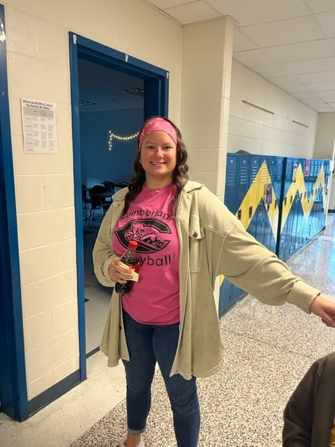 CuCPS's tweet photo. It is PINK OUT Day at CMS! Yes, they have the spirit...#WeAreCuCPS https://t.co/qq4pLfXOpT