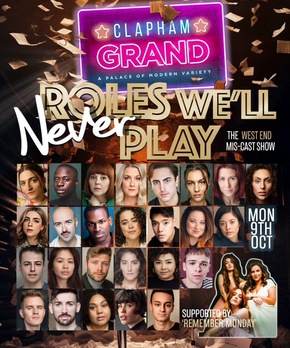 Check out our ⭐️⭐️⭐️⭐️⭐️ review of @roles_neverplay 

"An evening to enjoy iconic musical theatre songs reimagined and sung by your favourite performers. A truly brilliant idea that I hope returns again and again."

Read the full review here: stagetopage.co.uk/2023/10/roles-…