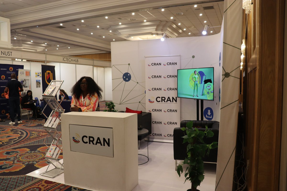 CRANamibia's tweet photo. 7TH NATIONAL ICT SUMMIT 2023
DAY 2
Join us at the 7th National ICT Summit from 09 to 11 October 2023.
Find us at Mercure Hotel (Safari Hotel)
#CRAN #ICT #Regulator #ICTSummit 📡🇳🇦 https://t.co/pFMqEkW1F7