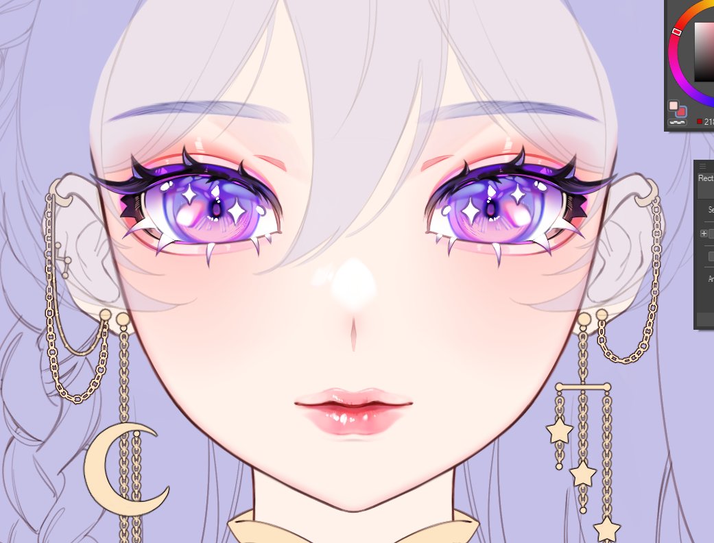 bb_ophelia's tweet photo. okay, last one #wip for today >:3
(yes, I can do plump lips for models woop woop) 
#Live2D #VtubersUprising #Vtuber https://t.co/UhFiINzBQN