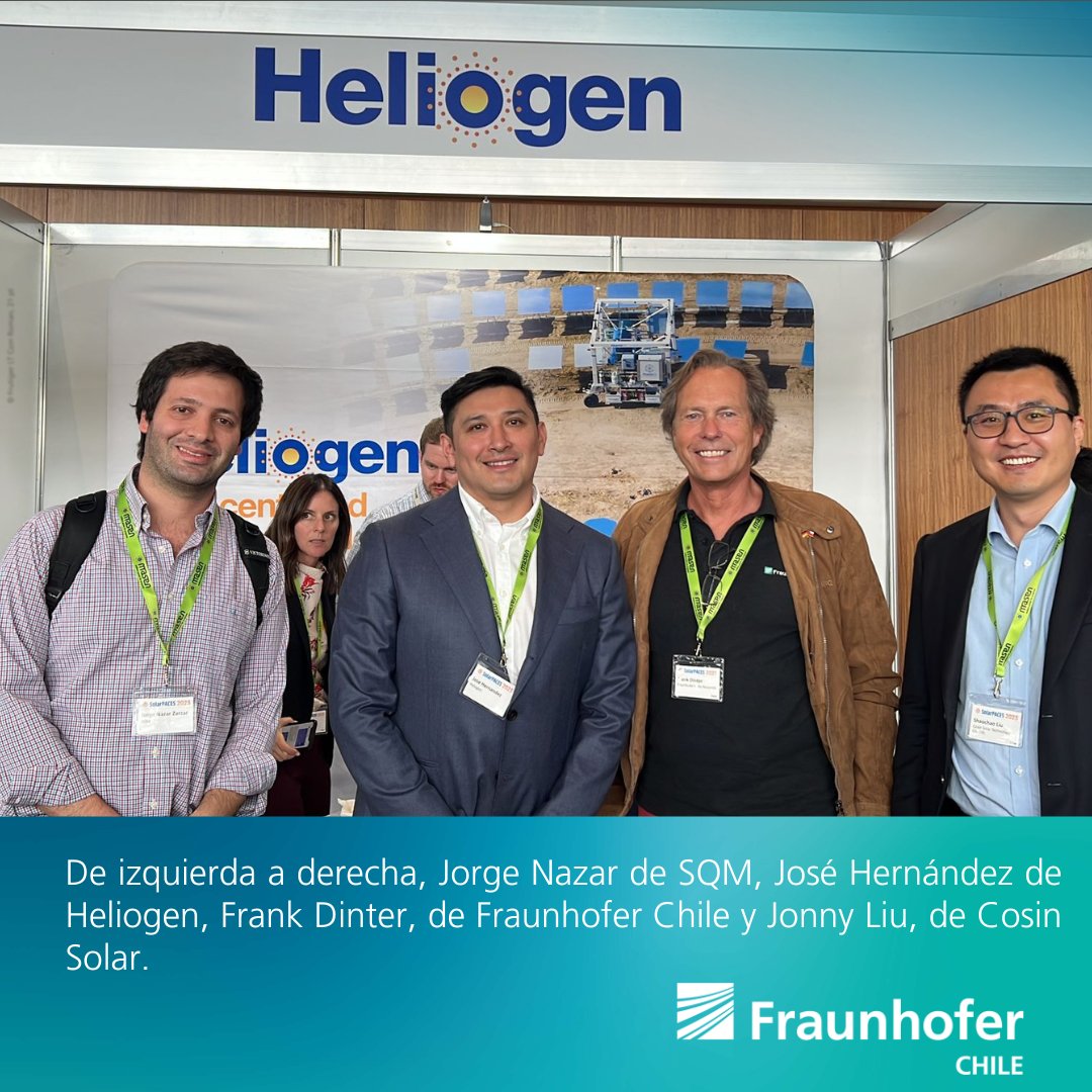 FraunhoferChile's tweet image. Nuestro director y presidente ejecutivo de
@AcspChile, Frank Dinter, presente en la Conferencia #SolarPACES 2023, en Sydney.
