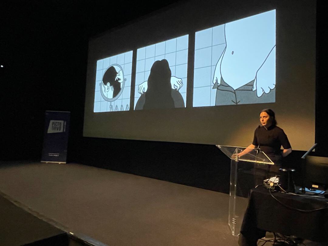 Pictanovo's tweet photo. #CreaTalents – On démarre ac le pitch de Rose Bucci, étudiante à l’Esaat @villederoubaix, et son court métrage sensoriel d’#animation « Clapotis ». Le film met en scène une femme fatiguée du monde extérieur, qui décide de se faire couler un bain.
#BonneChance https://t.co/Ld1wwvSZe1