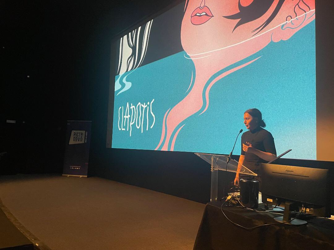 Pictanovo's tweet photo. #CreaTalents – On démarre ac le pitch de Rose Bucci, étudiante à l’Esaat @villederoubaix, et son court métrage sensoriel d’#animation « Clapotis ». Le film met en scène une femme fatiguée du monde extérieur, qui décide de se faire couler un bain.
#BonneChance https://t.co/Ld1wwvSZe1