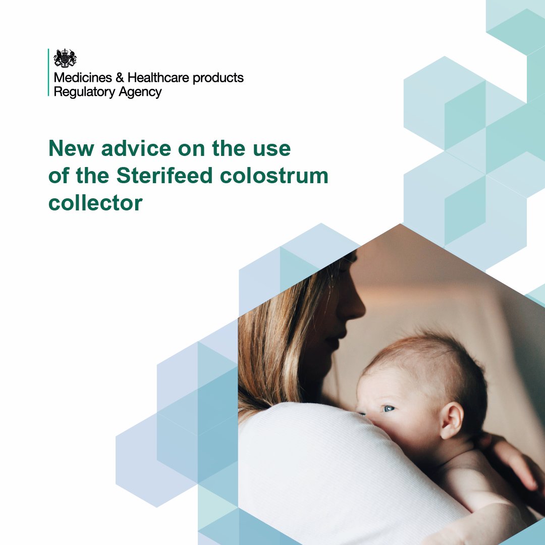 ⚠️ We've issued new advice for parents who use the SteriFeed colostrum collector 🚫 The SteriFeed colostrum collection device should not be used to directly feed babies due to the serious risk of choking if the cap is not removed Read the full guidance👉 bit.ly/3FbiffS
