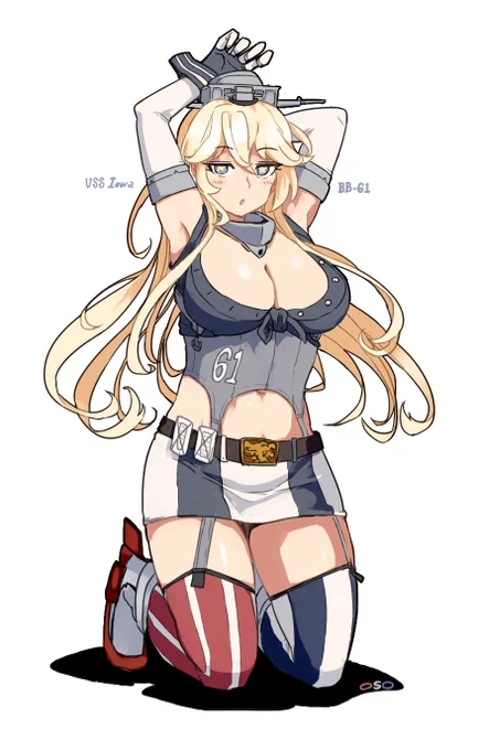 ペンタブ逝ったらどうしようもないから、Iowaさん祭りらしいので過去のアイオワさん絵を再掲しておきます。お絵描きしたいよう・・・。