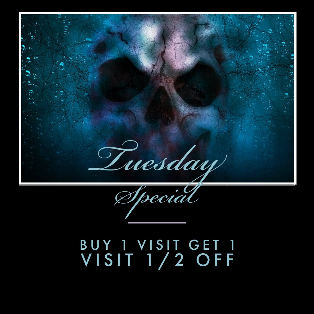 island_time_tan's tweet image. Today&apos;s Spooky Special - Buy 1 visit, get a second one at half price!  #happytanning #SpookySpecial #BuyOneGetOneHalfOff #TanningDeals #TanningSpecials #TanningOffers