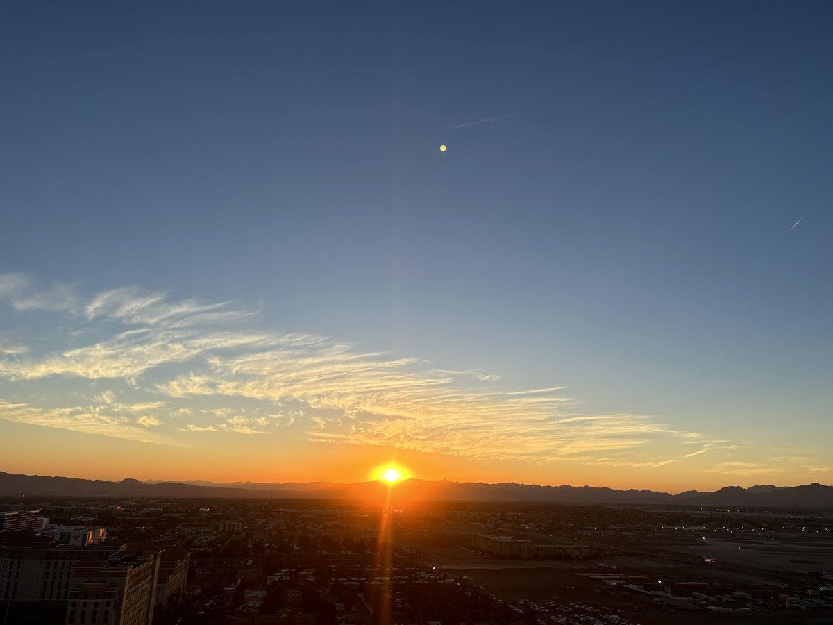 Sunrise over <a href="/CityOfLasVegas/">City of Las Vegas</a> <a href="/spann/">James Spann</a>